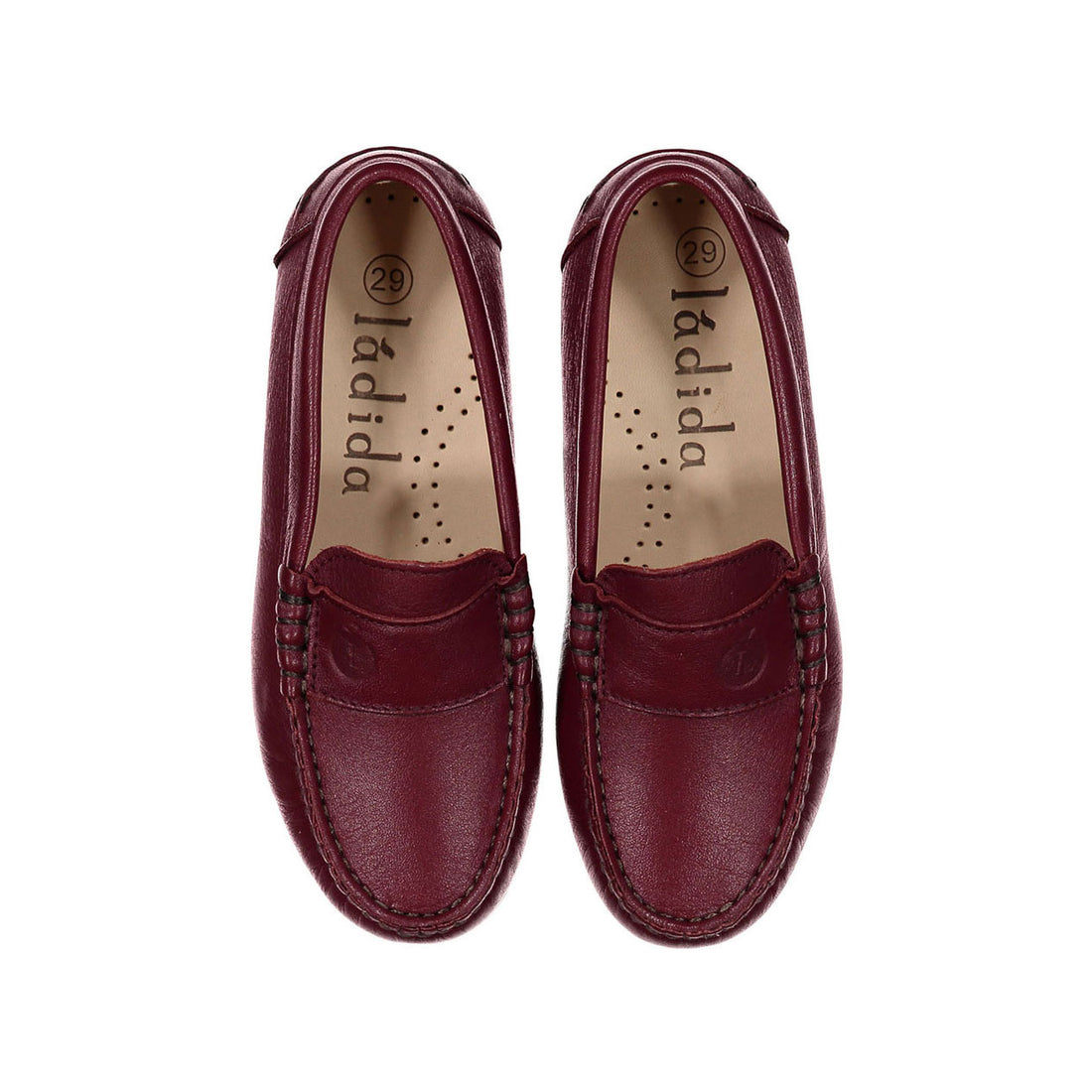 Ladida Maroon Leather Loafer