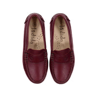 Ladida Maroon Leather Loafer
