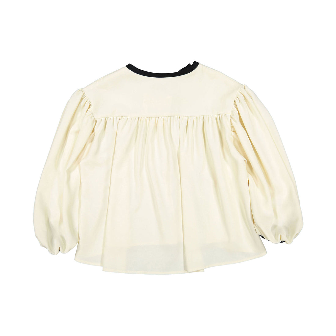 Unlabel Vanilla/Black Bow Blouse
