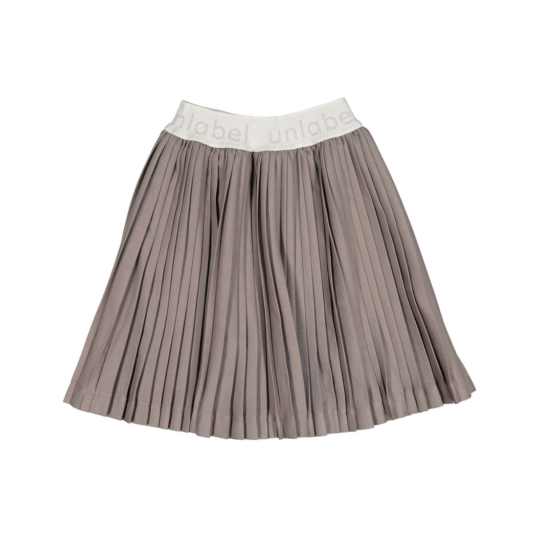 Unlabel Taupe Plise Skirt