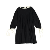 Unlabel Black/Vanilla Pleated Dress