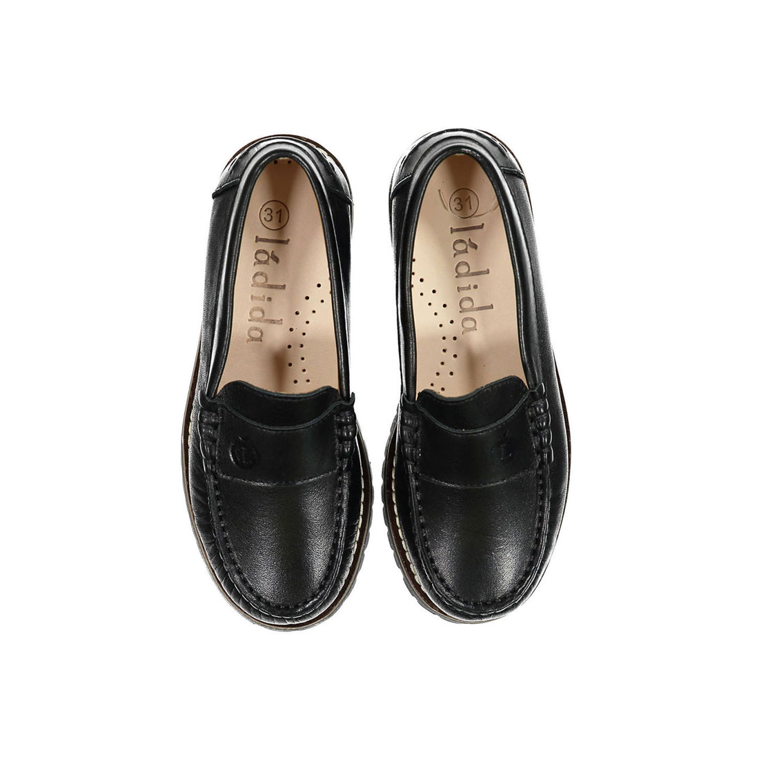 Ladida Black Chunky Loafer