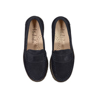 Ladida Navy Suede Chunky Loafer