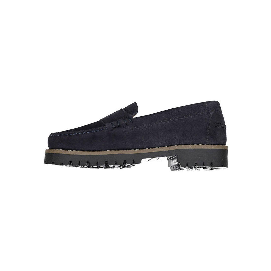 Ladida Navy Suede Chunky Loafer