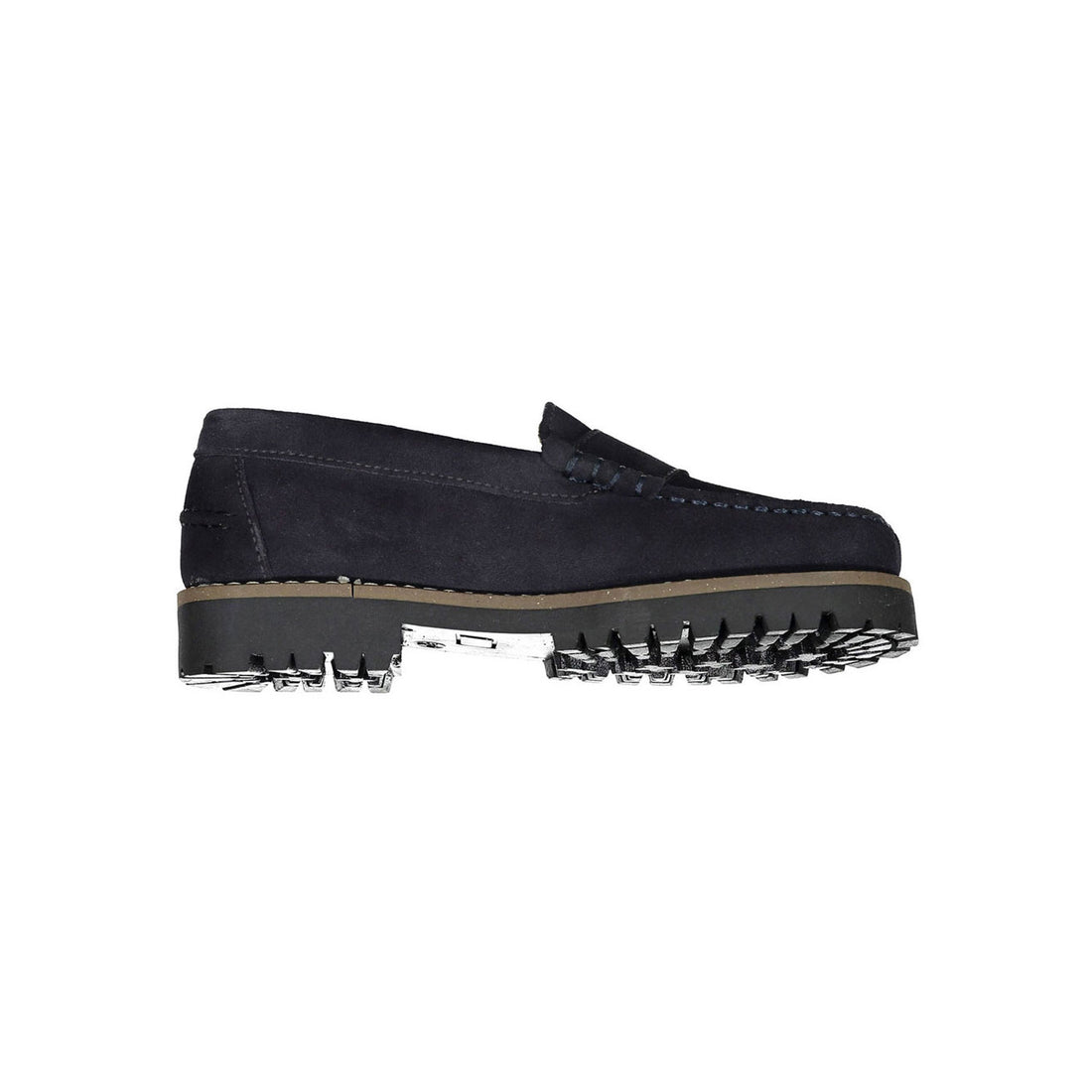 Ladida Navy Suede Chunky Loafer