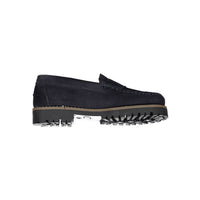 Ladida Navy Suede Chunky Loafer
