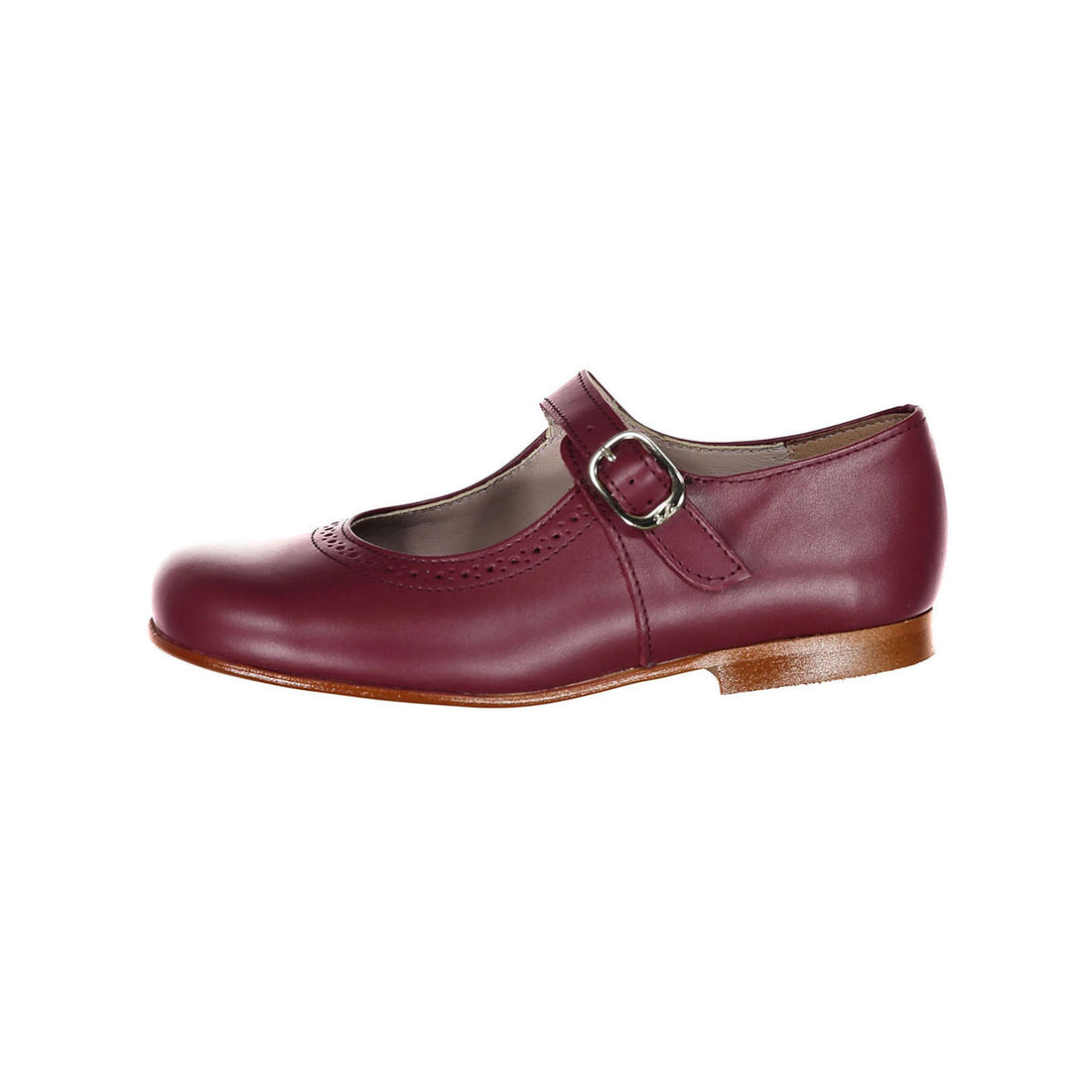 Papanatas Berry Old School Buckle Mary Janes