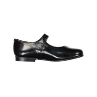 Papanatas Black Old School Buckle Mary Janes
