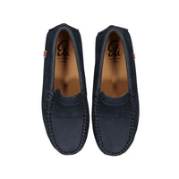 Papanatas Navy Textured Loafer