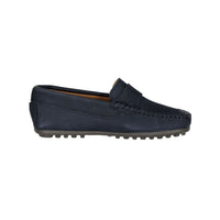 Papanatas Navy Textured Loafer