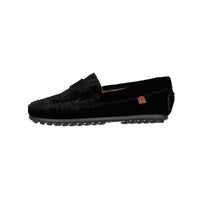 Papanatas Black Velvet Loafer