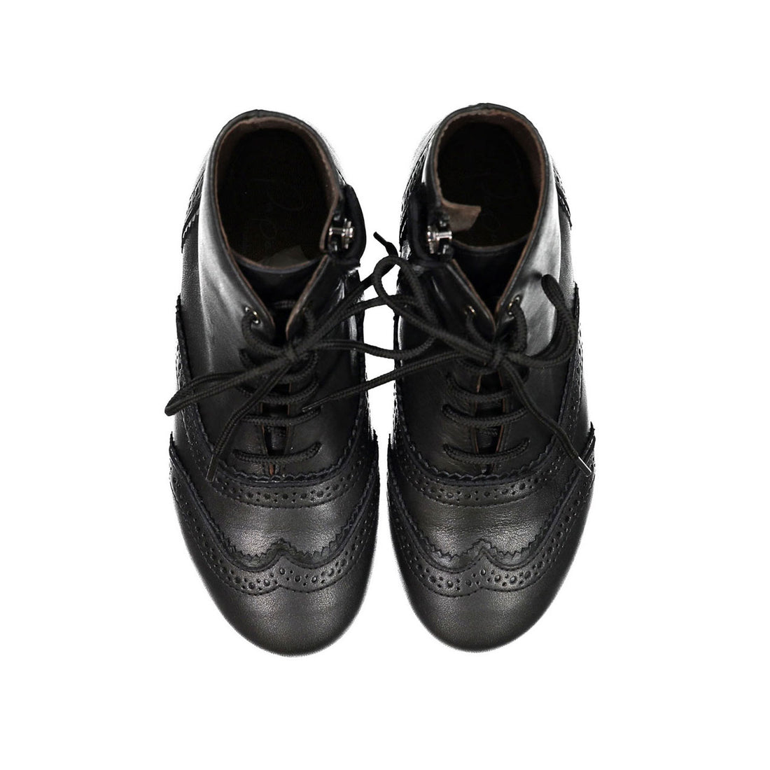 Papanatas Black Wingtip Bootie