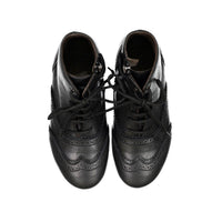 Papanatas Black Wingtip Bootie
