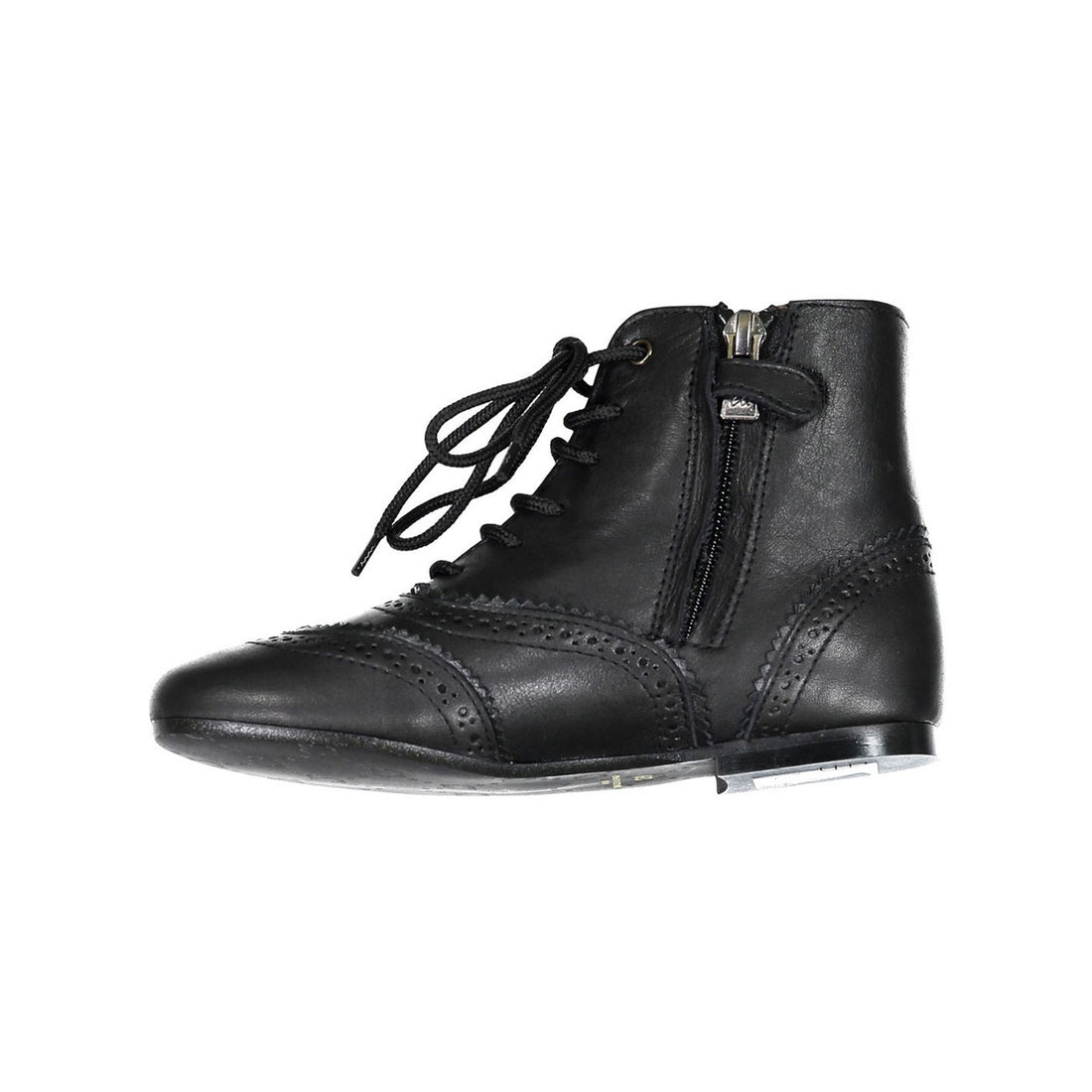 Papanatas Black Wingtip Bootie