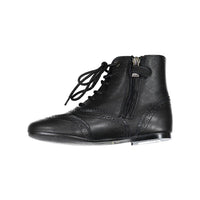 Papanatas Black Wingtip Bootie