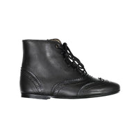 Papanatas Black Wingtip Bootie