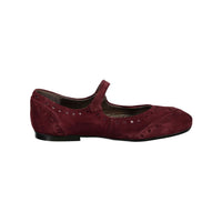 Papanatas Bordeaux Wingtip Mary Janes