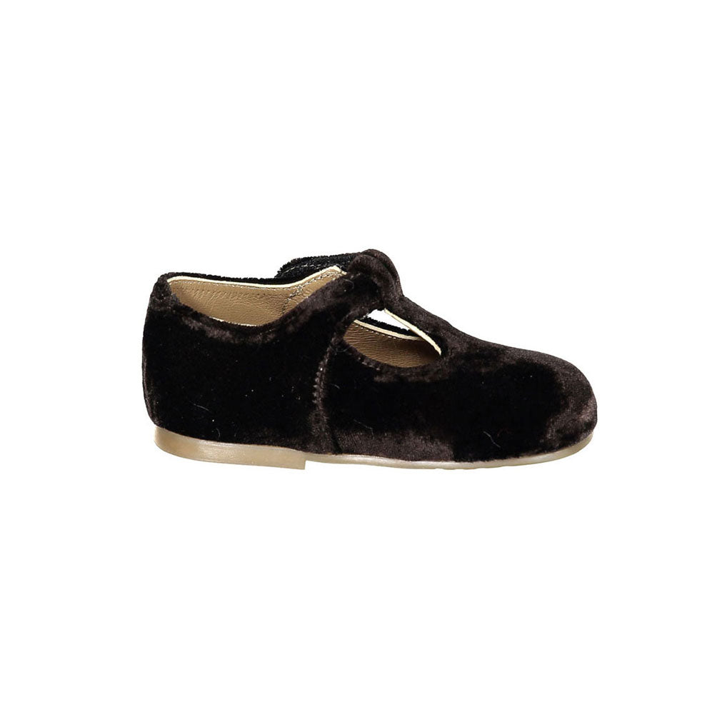 Papanatas Chocolate Velvet Baby T-strap