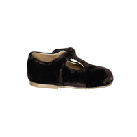Papanatas Chocolate Velvet Baby T-strap