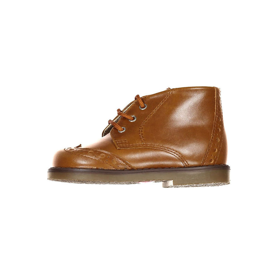 Papanatas Camel Chunky Wingtip Baby Bootie