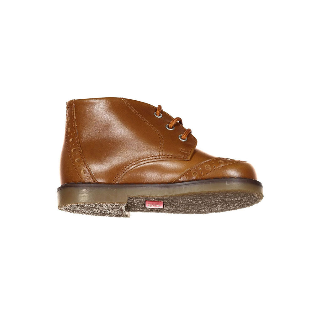 Papanatas Camel Chunky Wingtip Baby Bootie