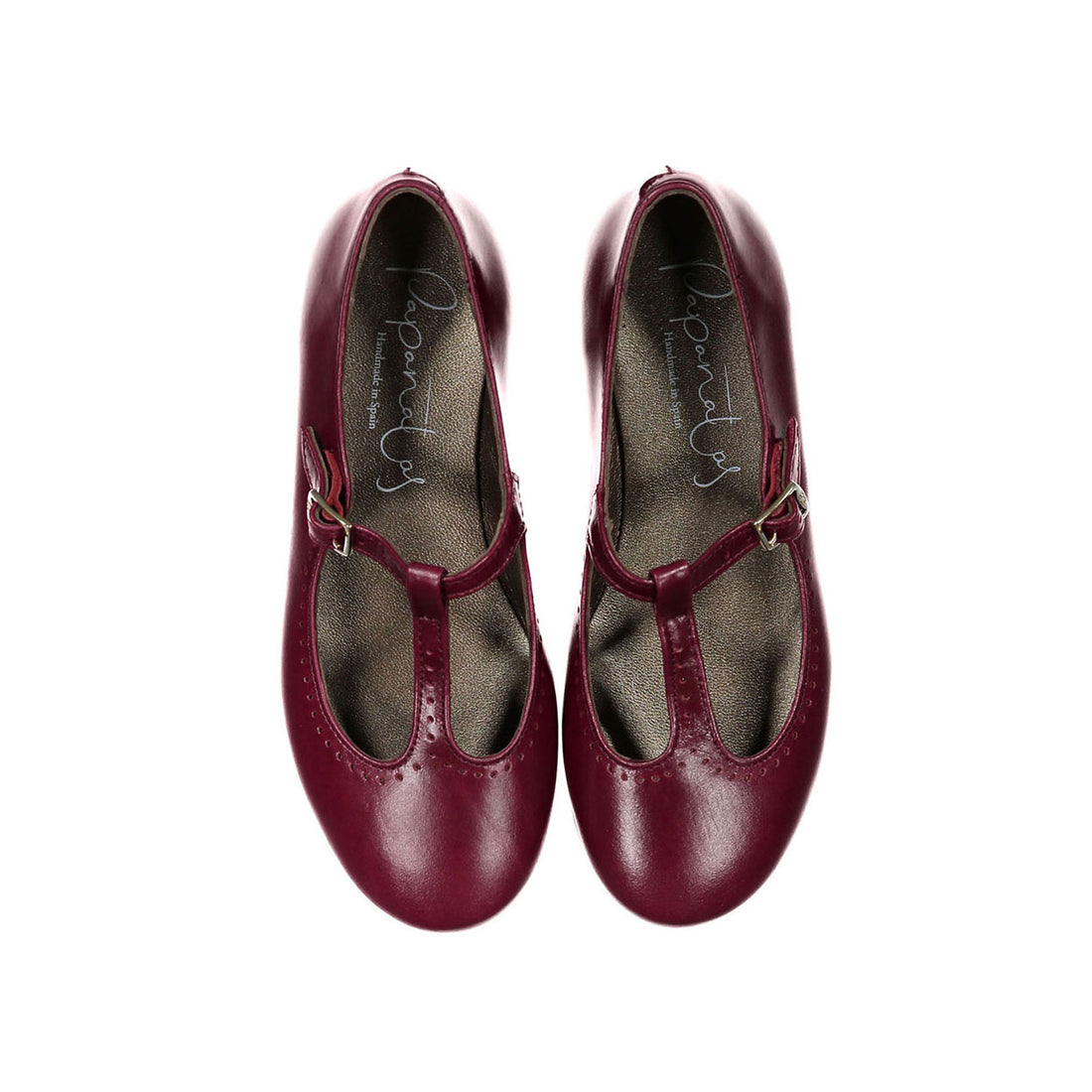 Papanatas Bordeaux Cutout T-straps