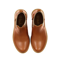 Ladida Brown Leather Booties