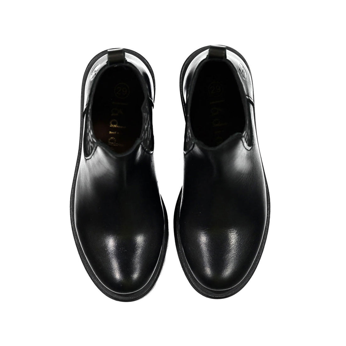 Ladida Black Leather Booties