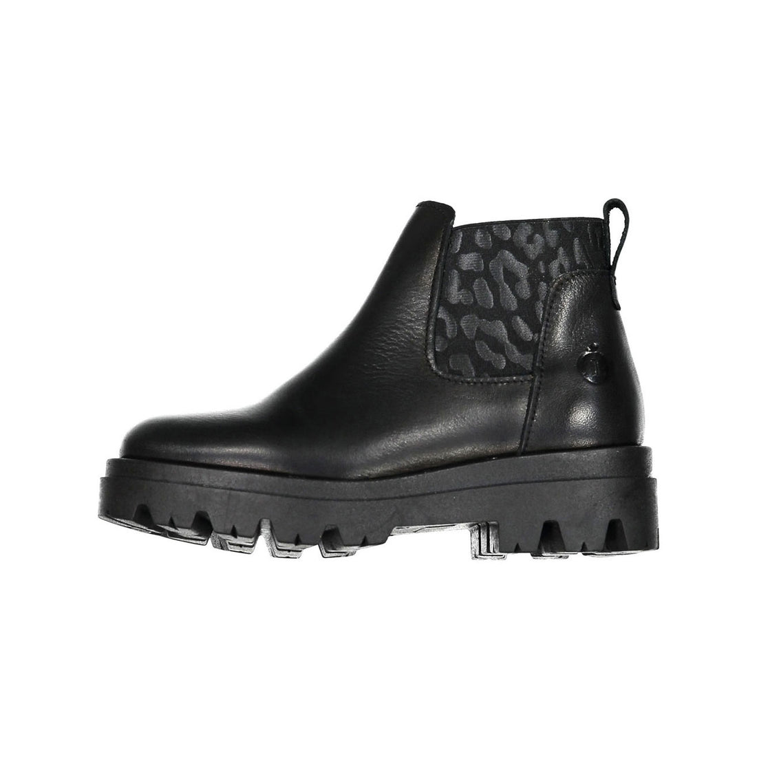 Ladida Black Leather Booties