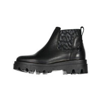 Ladida Black Leather Booties