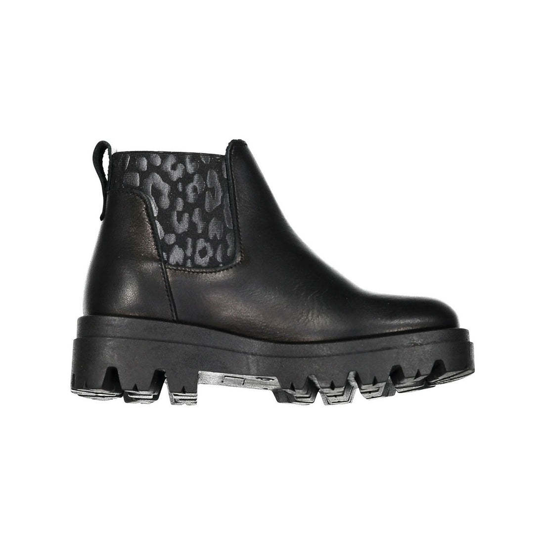 Ladida Black Leather Booties