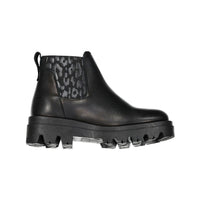 Ladida Black Leather Booties