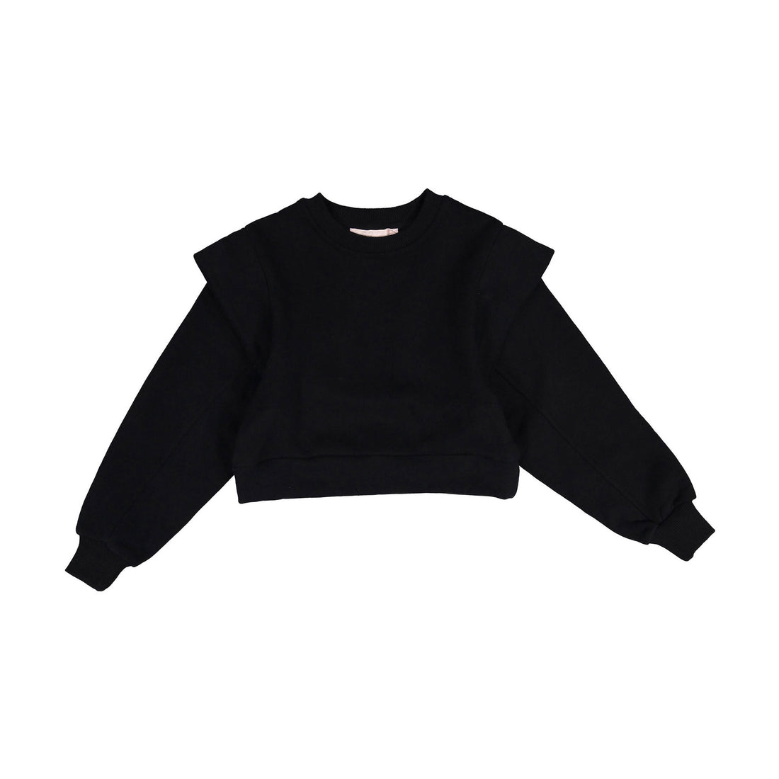 Petite Pink Black Extended Sleeve Sweat Top