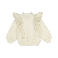 Petite Amalie Cream Mohair Sweater