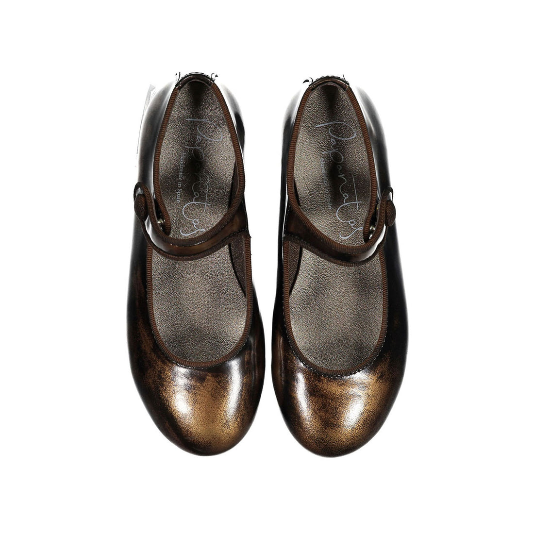 Papanatas Brown Ombre Mary Janes