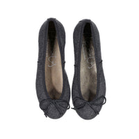 Papanatas Grey Wool Ballet Flat