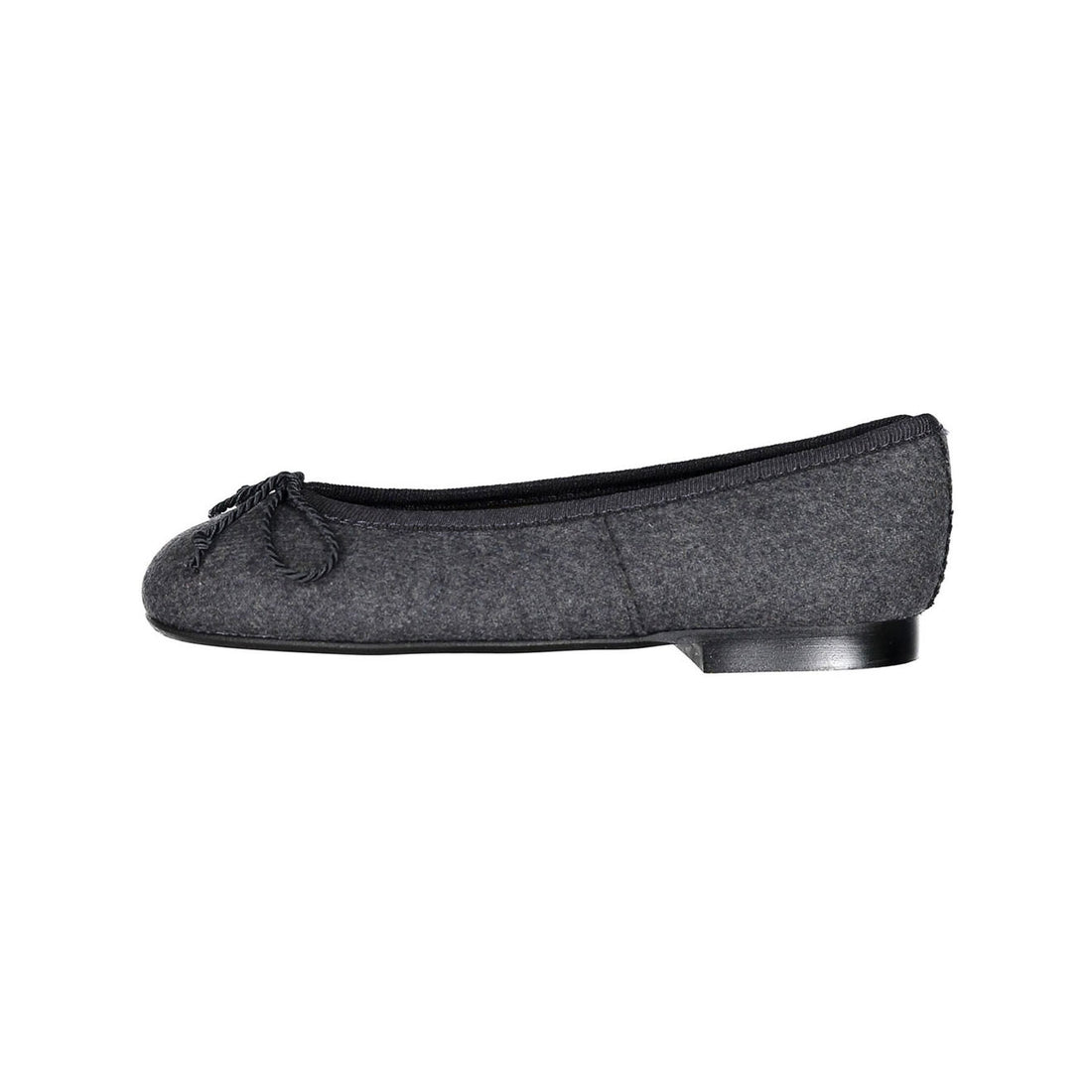 Papanatas Grey Wool Ballet Flat