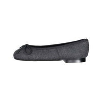 Papanatas Grey Wool Ballet Flat