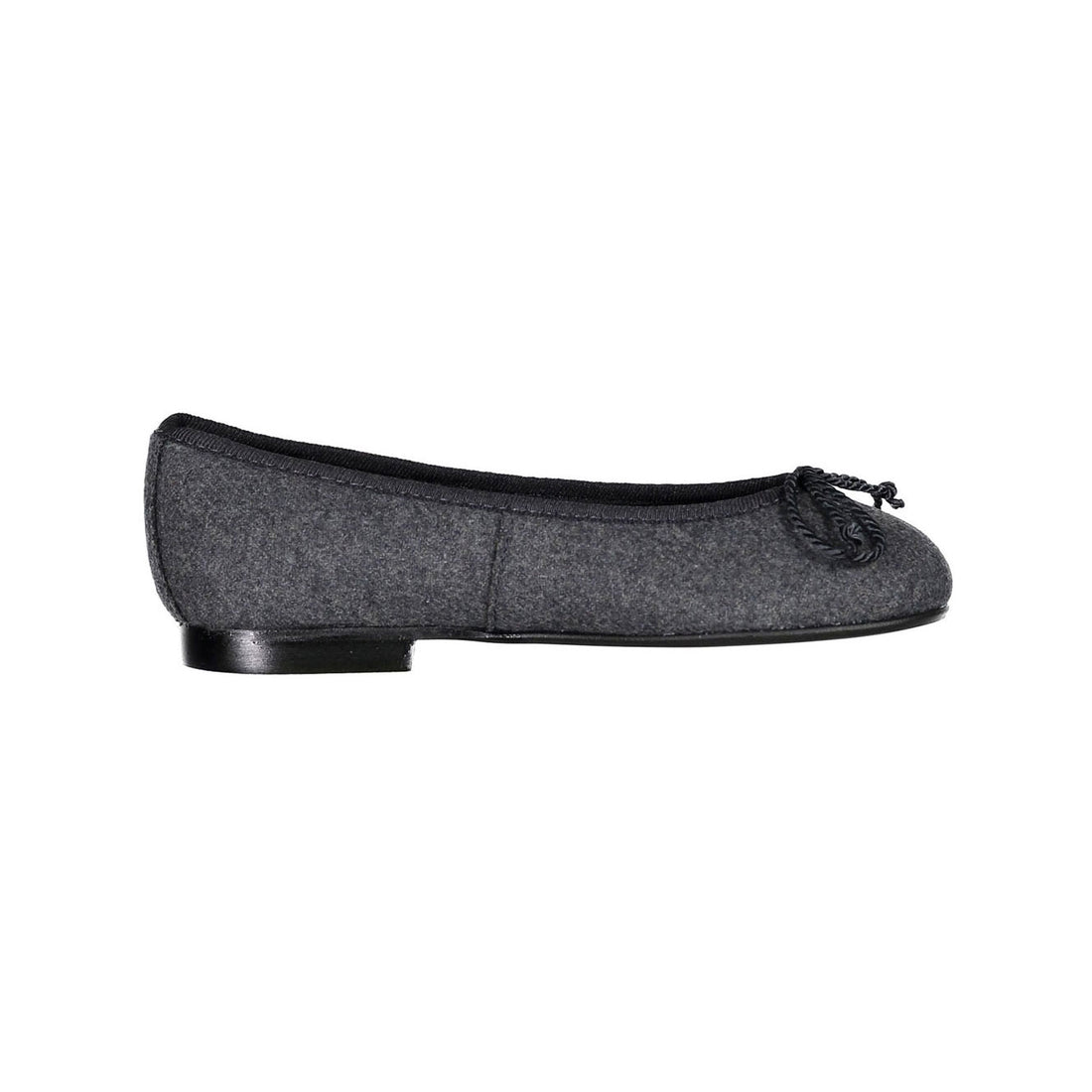 Papanatas Grey Wool Ballet Flat