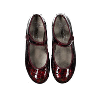 Papanatas Berry Croc Mary Janes