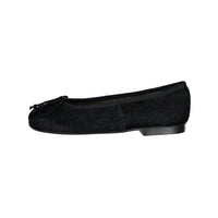 Papanatas Black Horsehair Ballet Flat