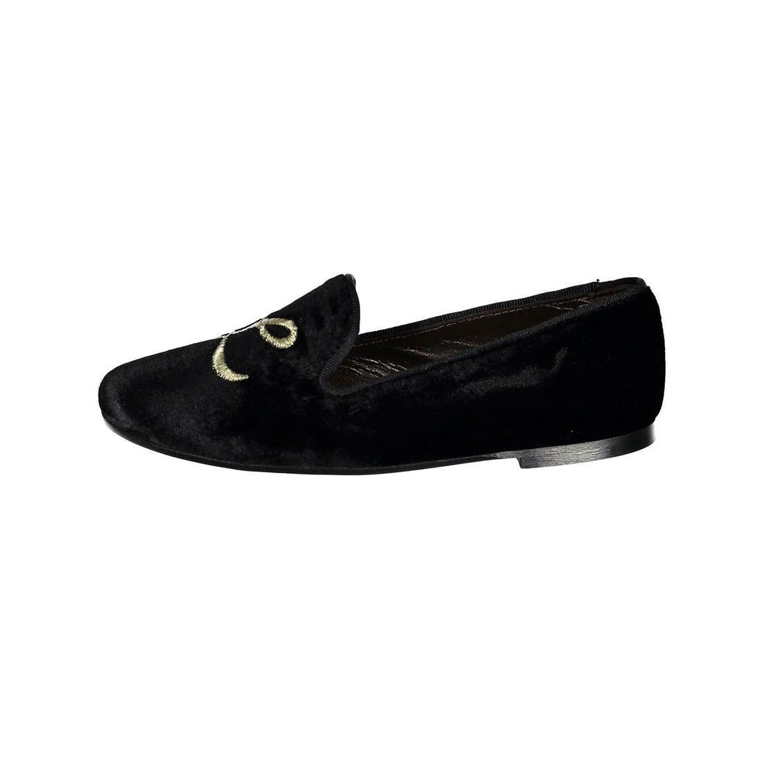 Papanatas Black Velvet L Smoking Slipper