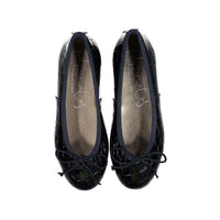 Papanatas Blue Croc Ballet Flat