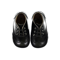 Papanatas Black Wingtip Baby Bootie