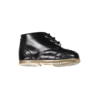 Papanatas Black Wingtip Baby Bootie