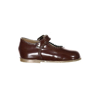 Papanatas Chocolate Buckle Baby Mary Janes