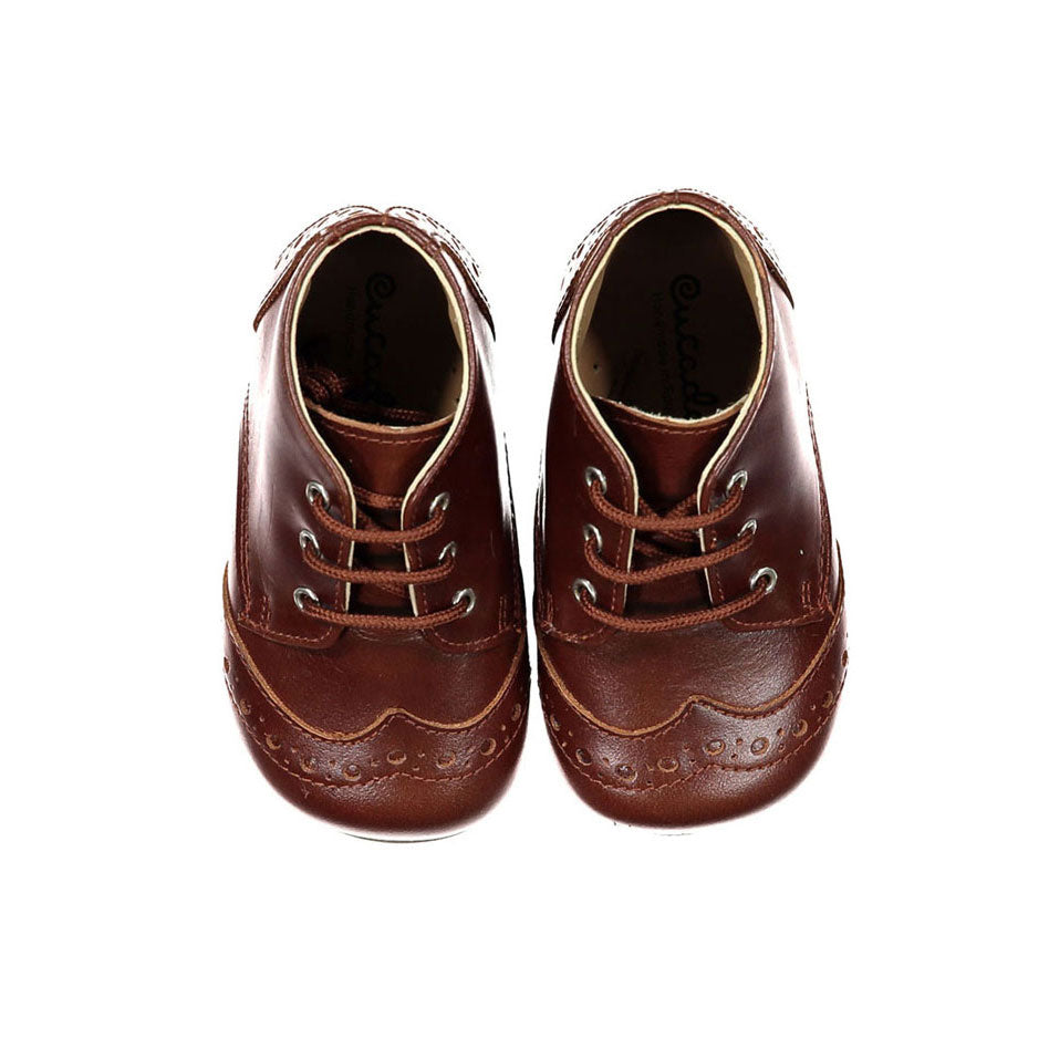 Papanatas Nut Wingtip Baby Bootie