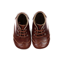 Papanatas Nut Wingtip Baby Bootie