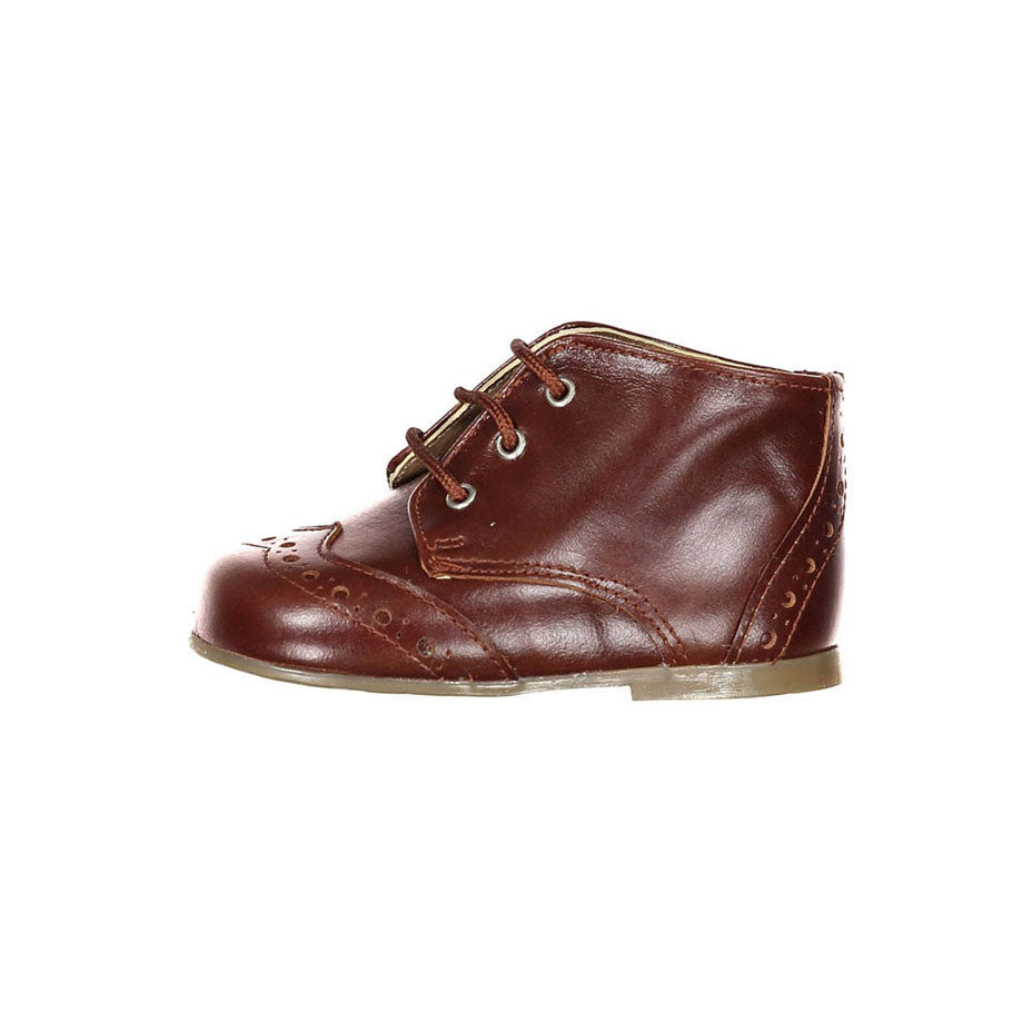 Papanatas Nut Wingtip Baby Bootie