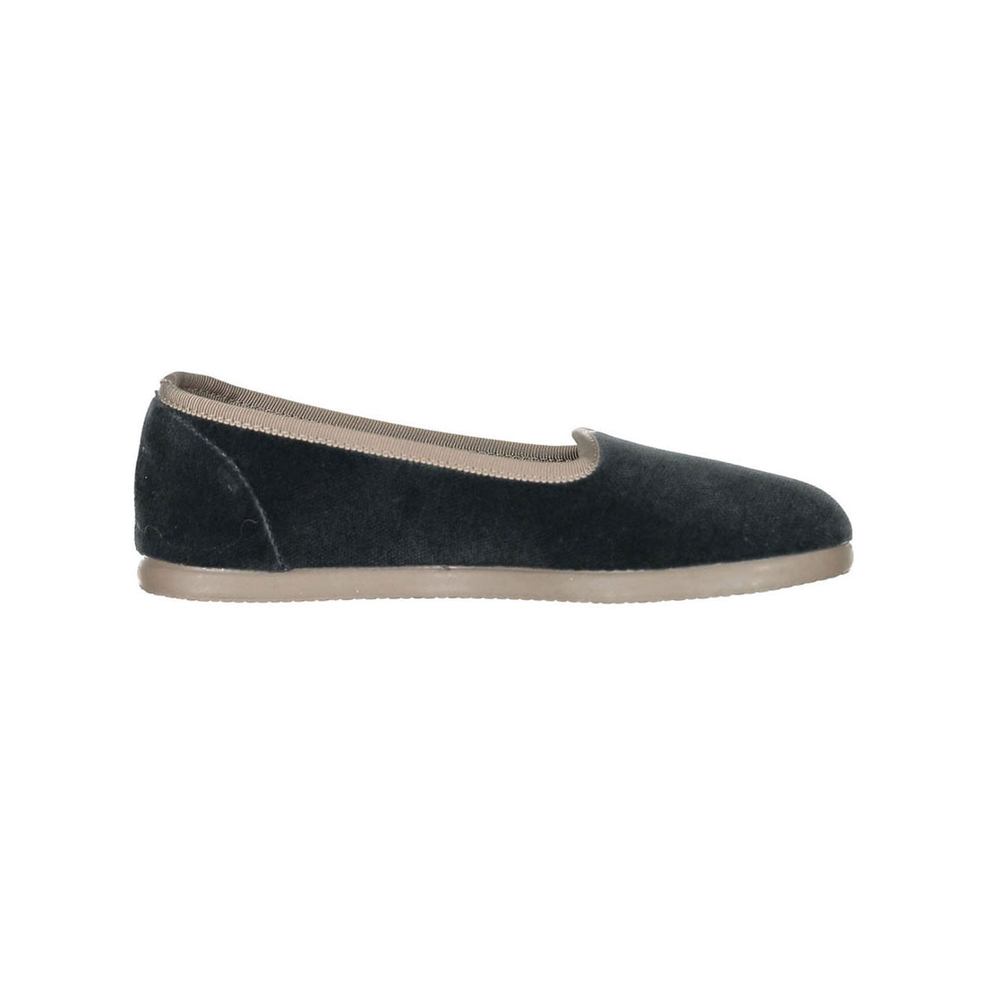 Bonpoint Grey Velvet Tennis Shoes